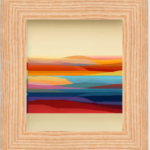 Mlilo Ai art - colors collection 13wcc framed in PINK